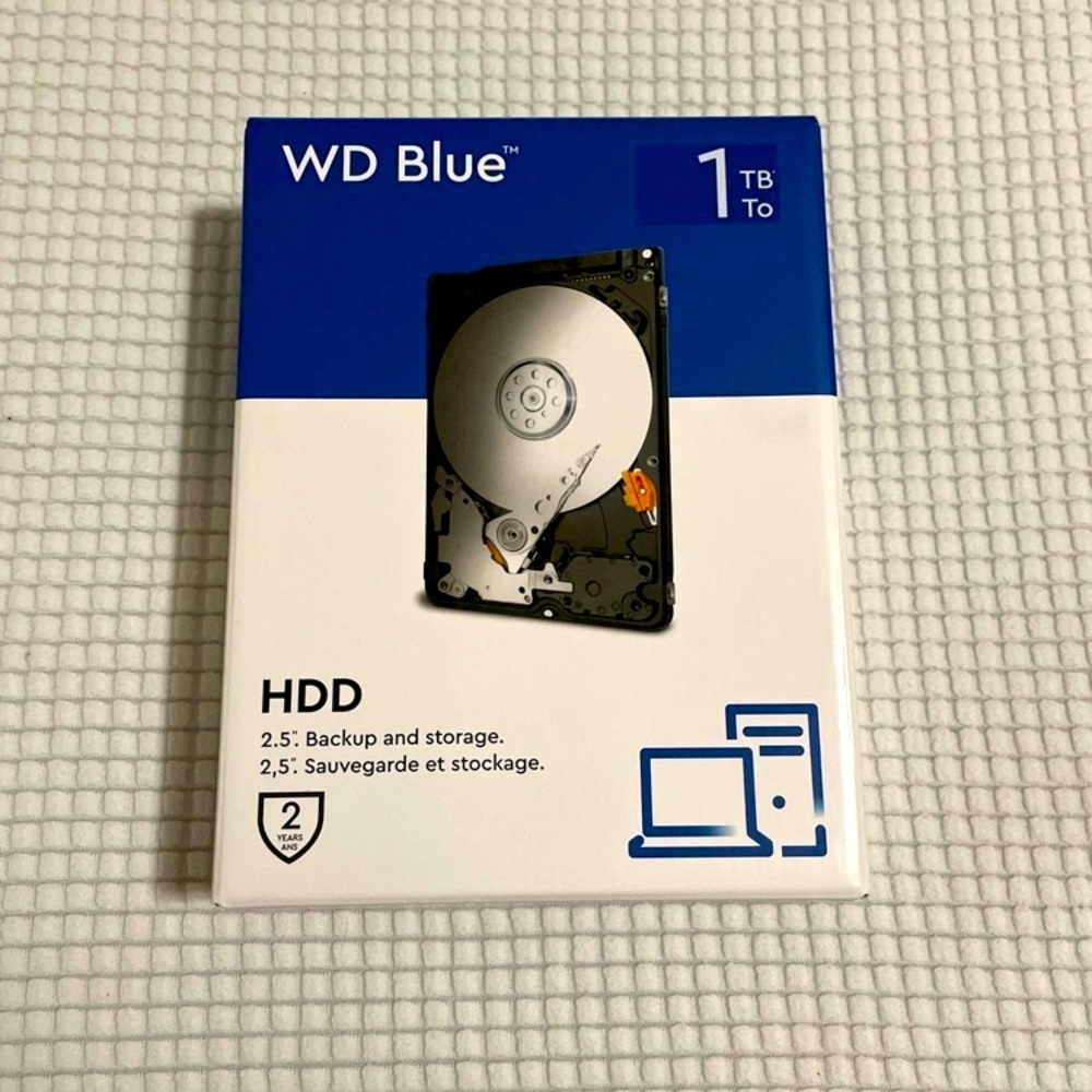 WD - Blue 1TB, 2.5” Internal SATA Hard Drive. (New - Sealed).